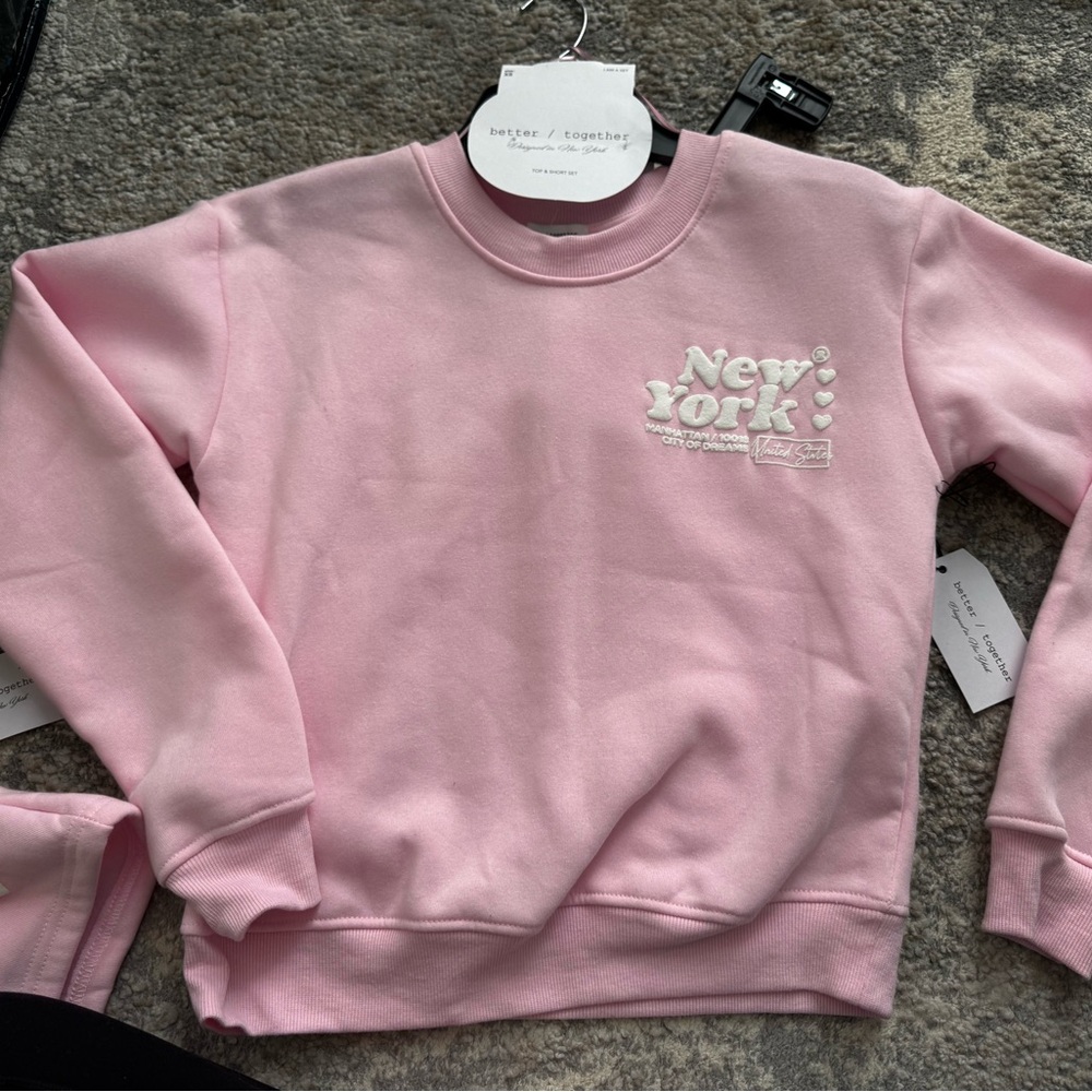 Better Together Pink New York 2 piece set Valentines Special